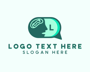 Healing - Speech Therapy Mental Wellness logo design