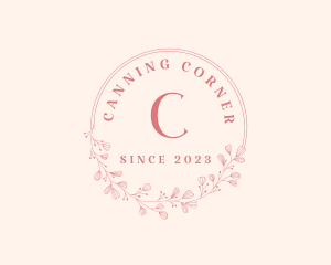 Luxury Wreath Makeup logo design