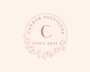 Luxury Wreath Makeup logo design