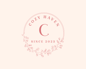 Luxury Wreath Makeup logo design