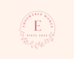 Luxury Wreath Makeup logo design