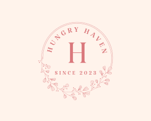 Luxury Wreath Makeup logo design