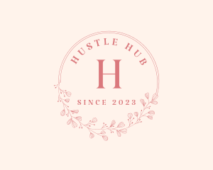 Luxury Wreath Makeup logo design