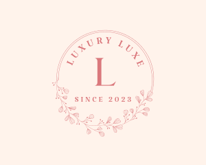 Luxury Wreath Makeup logo design