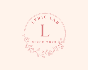 Luxury Wreath Makeup logo design