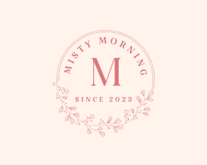 Luxury Wreath Makeup logo design