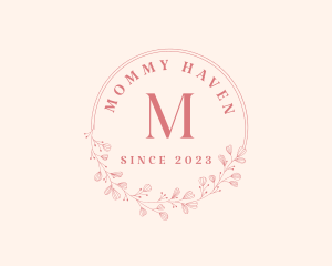 Luxury Wreath Makeup logo design