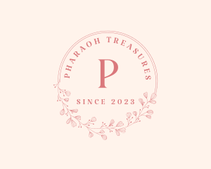 Luxury Wreath Makeup logo design