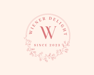 Luxury Wreath Makeup logo design