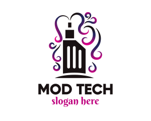 Mod - Purple Vape Smoke logo design