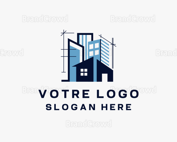 Urban Architecture Sketch Logo