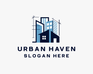 Urban Architecture Sketch logo design