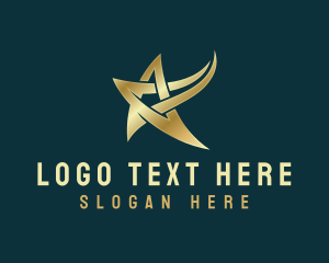 Modern - Star Swoosh Multimedia logo design