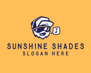 Sunglasses - Rapper Sunglasses Cartoon logo design