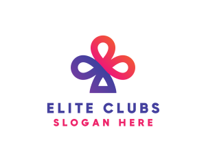 Clubs - Celtic Cross Clover logo design