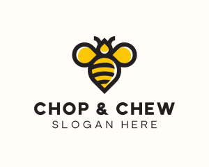 Sweet - Honey Bee Insect logo design