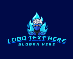 Mascot - Ninja Warrior Gaming logo design