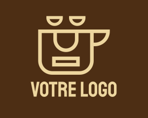 Beige - Espresso Coffee Machine logo design