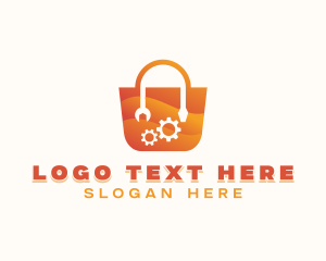 Ecommerce - Handyman Mechanic Shopping logo design