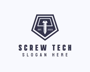 Industrial Screw Construction logo design