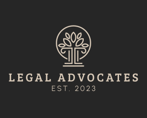 Justice Pillar Law logo design