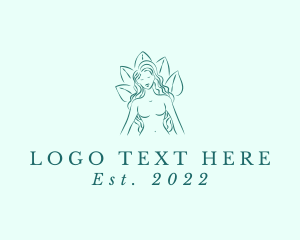 Vlogger - Relaxing Woman Spa logo design