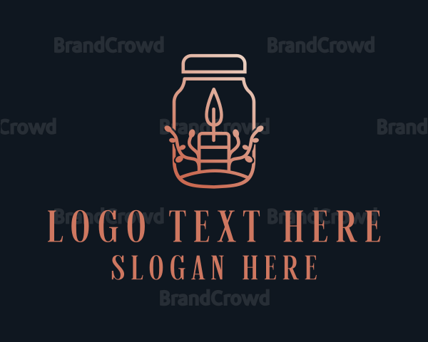 Fragrant Candle Jar Logo