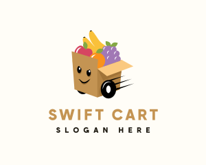 Cart - Fruit Cart Express logo design