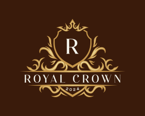 Luxury Crown Crest  logo design