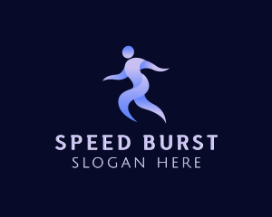 Sprinting - Runner Sprint Athlete logo design