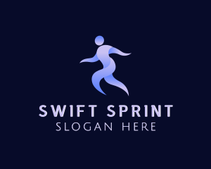 Runner Sprint Athlete logo design