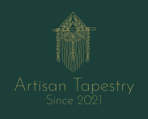 Tapestry - Nature Wall Hanging Macrame logo design