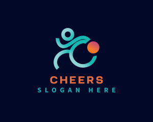Team - Player Athlete Sport logo design