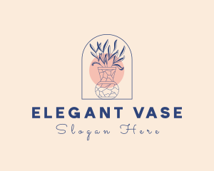 Vase - Flower  Vase Decor logo design