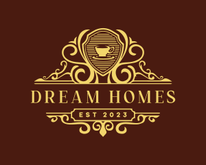 Brewed - luxury Coffee Deluxe logo design
