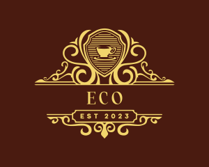 Gourmet - luxury Coffee Deluxe logo design