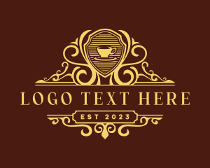 Eateries - luxury Coffee Deluxe logo design