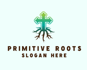 Root Cross Church logo design