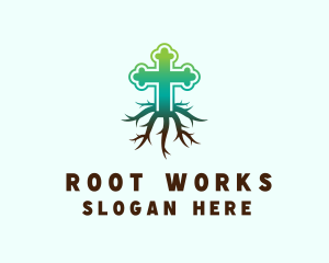 Root - Root Cross Church logo design