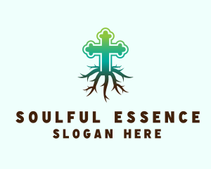 Spirituality - Root Cross Church logo design