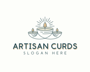 Artisanal Candlelight Decor logo design