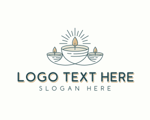 Scented - Artisanal Candlelight Decor logo design