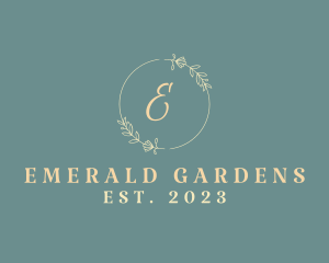 Feminine Flower Garden Florist  logo design