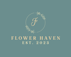 Feminine Flower Garden Florist  logo design