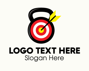 Strategic Marketing - Target Fitness Kettlebell logo design