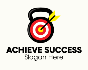 Goal - Target Fitness Kettlebell logo design