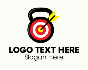 Target - Target Fitness Kettlebell logo design