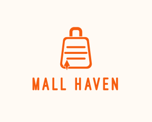 Arrow Shopping Bag logo design