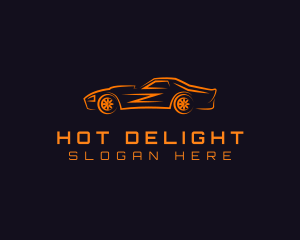 Fast Speed Sports Car logo design