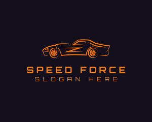 Fast Speed Sports Car logo design